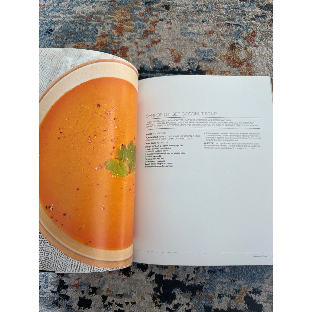 Raw and Simple Cookbook Judita Wignall 100 Recipes Gluten-Free Vegan Quarry - Picture 4 of 5